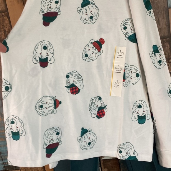 Boys 6/7 bear T-shirt with green dickies - Picture 3 of 14